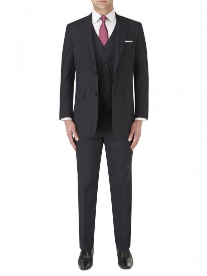 Skopes Darwin Dressvest Black stripe - Dresser og blazere - Dresser i store størrelser