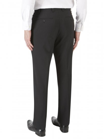 Skopes Darwin Dressbukse Black Stripe - Jeans og bukser - Store Bukser og Store Jeans