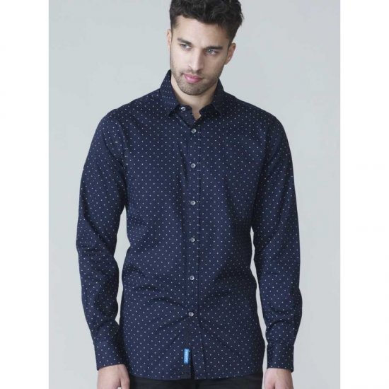 D555 Rashard Long Sleeve Printed Shirt - Skjorter - Store skjorter - 2XL-8XL