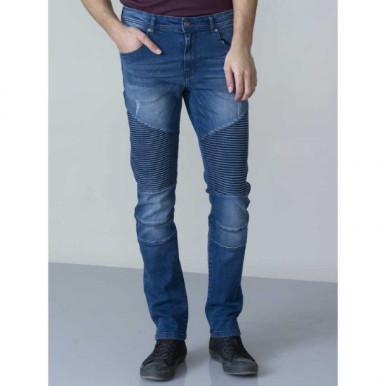 D555 Abrams Biker Style Jeans - Jeans og bukser - Store Bukser og Store Jeans