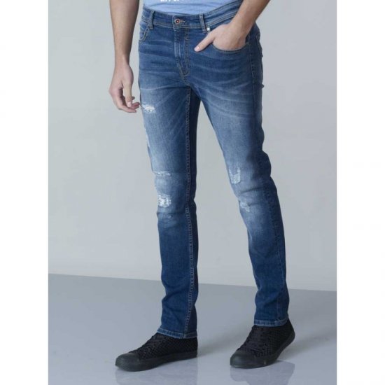 D555 Asher 1959 Stretch Jeans with rips - Jeans og bukser - Store Bukser og Store Jeans