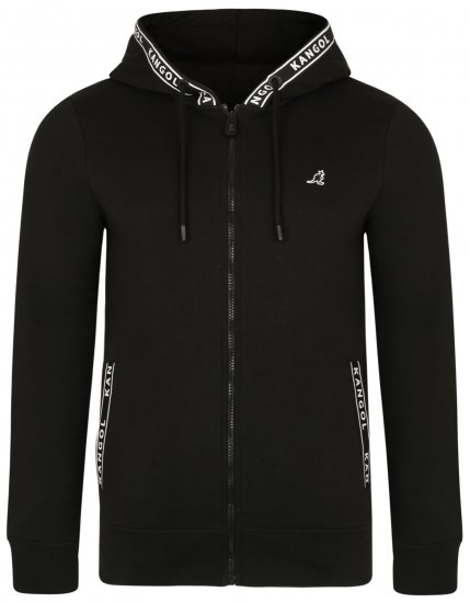 Kangol Foray Hoodie Black - Gensere og hettegensere - Store hettegensere - 2XL-14XL