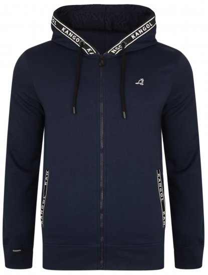 Kangol Foray Hoodie Navy - Gensere og hettegensere - Store hettegensere - 2XL-14XL