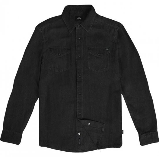 Double Outfitters GS-5126 Skjorte med trykknapper Svart - Skjorter - Store skjorter - 2XL-8XL