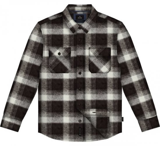 Double Outfitters GS-5233 Flanellskjorte Brun/Beige - Skjorter - Store skjorter - 2XL-8XL
