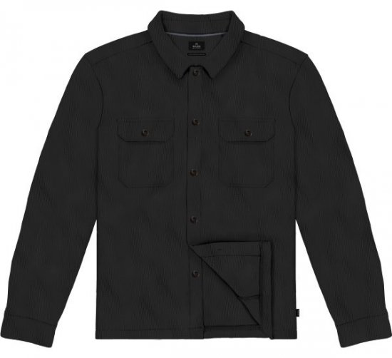 Double Outfitters GS-5237 Skjortejakke Svart - Skjorter - Store skjorter - 2XL-8XL