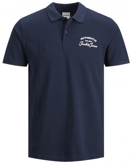 Jack & Jones JJHERO Polo Navy - Polo- & piqueskjorter - Poloskjorte i store størrelser - 2XL-8XL