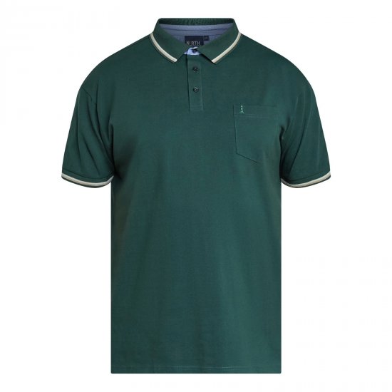 North Latitude Superflex Polo Grønn/Khaki - TALL piqueskjorter - TALL poloskjorter med ekstra lengde