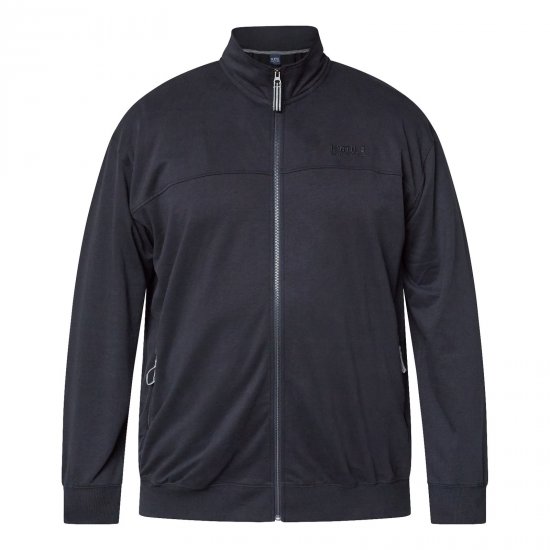 North Latitude Sweat Cardigan Svart - TALL gensere - TALL gensere for høye menn