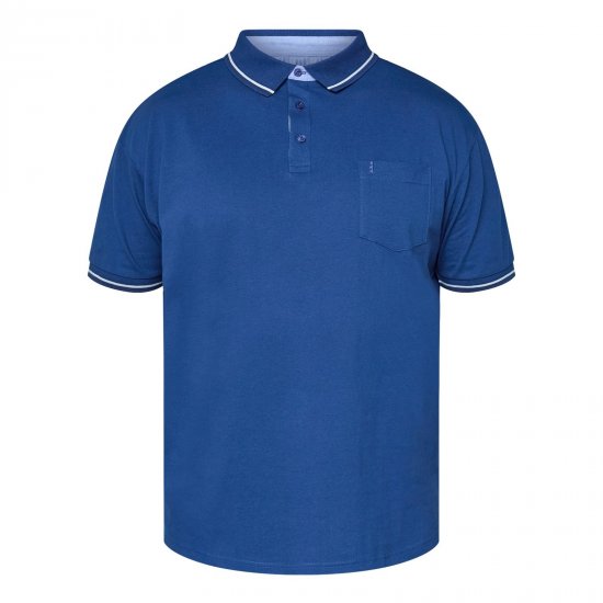 North Latitude Superflex Polo Blå - TALL piqueskjorter - TALL poloskjorter med ekstra lengde