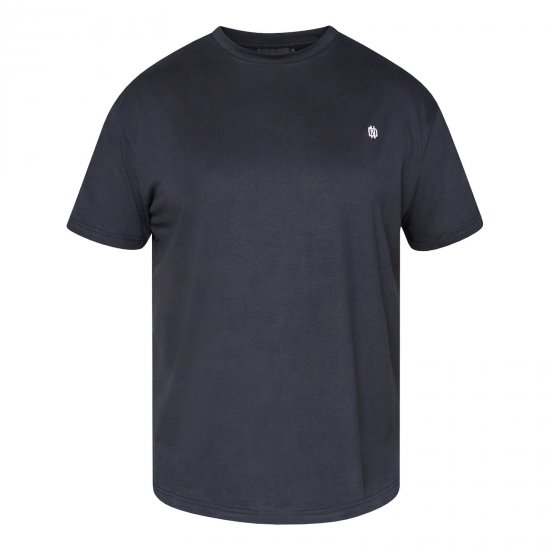 North Latitude T-Shirt With Back Print Svart - T-skjorter - Store T-skjorter - 2XL-14XL