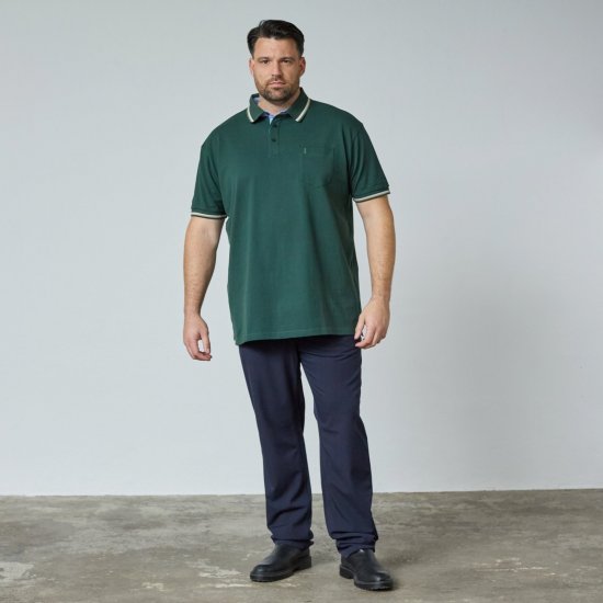 North Latitude Superflex Polo Grønn/Khaki - TALL piqueskjorter - TALL poloskjorter med ekstra lengde