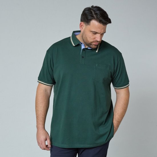 North Latitude Superflex Polo Grønn/Khaki - Polo- & piqueskjorter - Poloskjorte i store størrelser - 2XL-8XL
