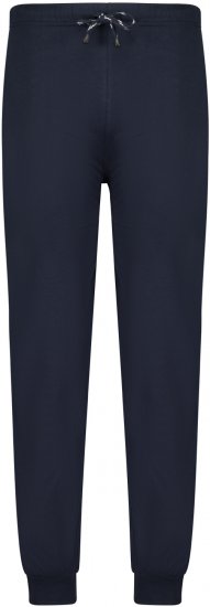 Adamo Jakob Pyjama Pants with Cuffs Navy - Undertøy & badetøy - Undertøy store størrelser 