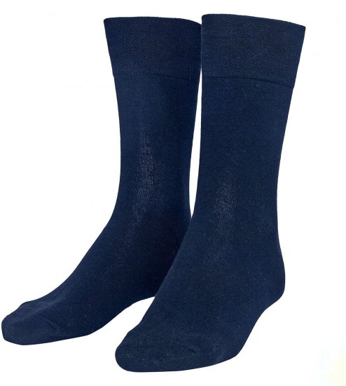 Adamo Aaron Soft-socks Navy 3-pack - Undertøy & badetøy - Undertøy store størrelser 