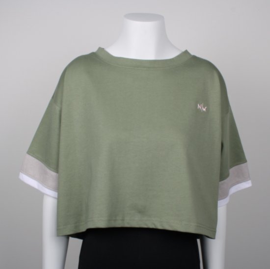 Nora Mikken AGNES Crop Top Green - T-skjorter - 