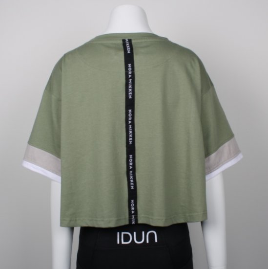 Nora Mikken AGNES Crop Top Green - T-skjorter - 