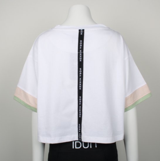 Nora Mikken AGNES Crop Top White - T-skjorter - 