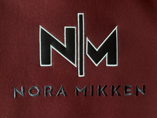 Nora Mikken KADRI WHITE Long Hoodie Burgundy - Gensere og hettegensere - Gensere og hettegensere til dame