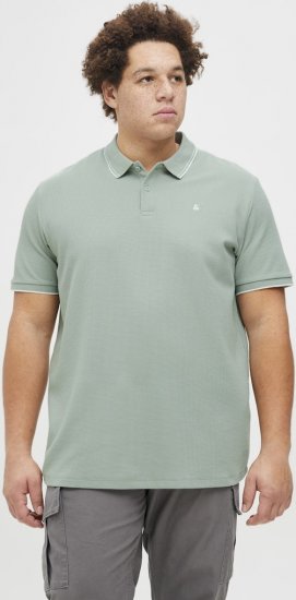 Jack & Jones AUSTIN CLASSIC Polo Iceberg Green - Polo- & piqueskjorter - Poloskjorte i store størrelser - 2XL-8XL