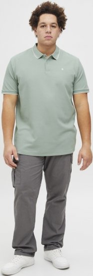 Jack & Jones AUSTIN CLASSIC Polo Iceberg Green - Polo- & piqueskjorter - Poloskjorte i store størrelser - 2XL-8XL