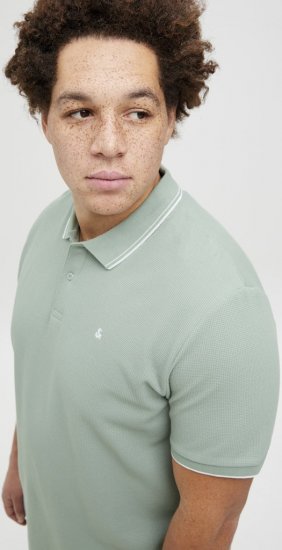 Jack & Jones AUSTIN CLASSIC Polo Iceberg Green - Polo- & piqueskjorter - Poloskjorte i store størrelser - 2XL-8XL