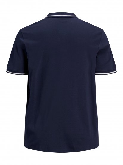 Jack & Jones Jersey Polo Navy - Polo- & piqueskjorter - Poloskjorte i store størrelser - 2XL-8XL