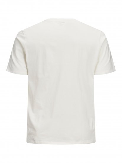 Jack & Jones Elogo T-Shirt White - T-skjorter - Store T-skjorter - 2XL-14XL