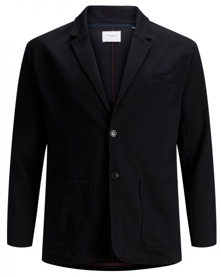 Jack & Jones Diego Sweat Blazer Black - Dresser og blazere - Dresser i store størrelser