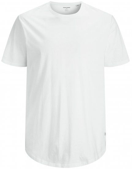 Jack & Jones NOA Crew Neck T-shirt White - T-skjorter - Store T-skjorter - 2XL-14XL