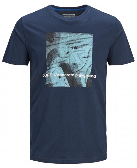 Jack & Jones Jump T-shirt Navy - T-skjorter - Store T-skjorter - 2XL-14XL
