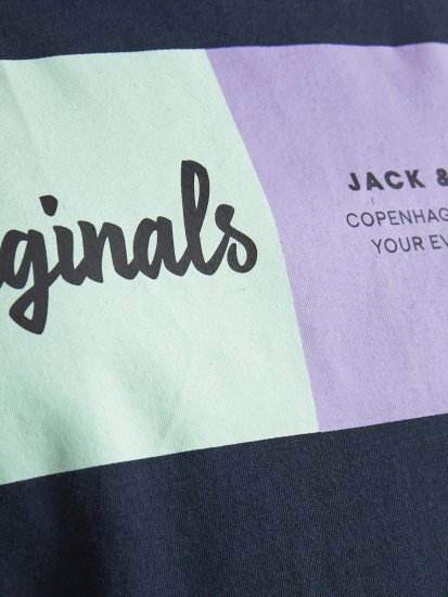 Jack & Jones Joshua T-shirt Navy - T-skjorter - Store T-skjorter - 2XL-14XL