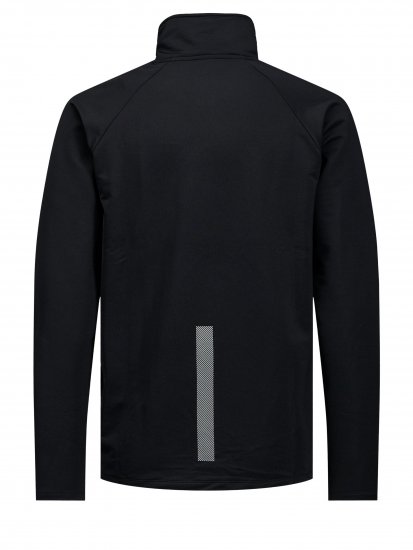 Jack & Jones Running Half Zip Sweat Black - Gensere og hettegensere - Store hettegensere - 2XL-14XL