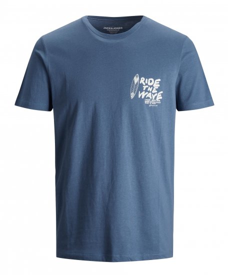 Jack & Jones Strims T-Shirt Ensign Blue - T-skjorter - Store T-skjorter - 2XL-14XL
