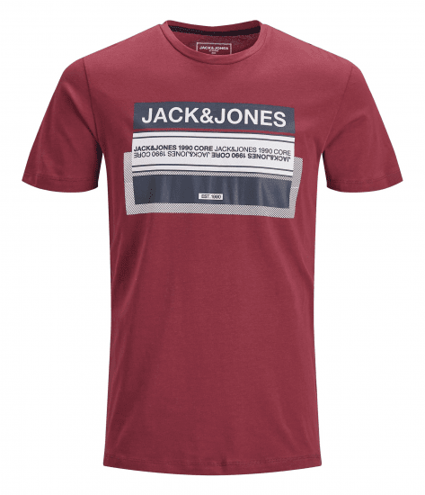 Jack & Jones Booster T-shirt Sun-Dried Tomato - T-skjorter - Store T-skjorter - 2XL-14XL