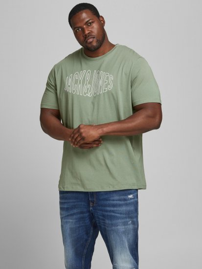 Jack & Jones Preston T-Shirt Sea Spray - T-skjorter - Store T-skjorter - 2XL-14XL