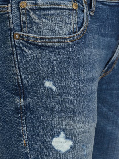 Jack & Jones Liam 101 Skinny Blue Denim - Jeans og bukser - Store Bukser og Store Jeans