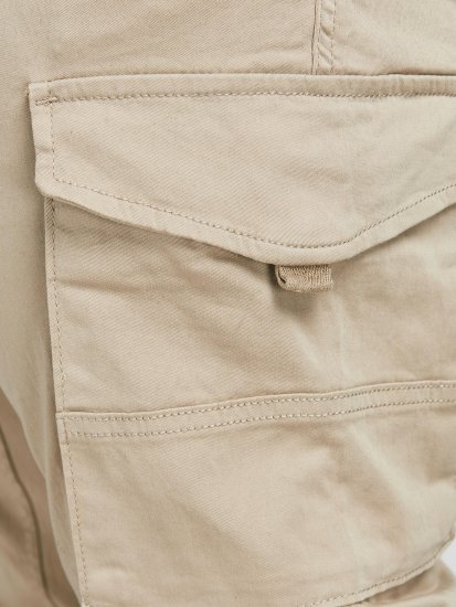 Jack & Jones JPSTPAUL Cuffed Cargopants Sand - Jeans og bukser - Store Bukser og Store Jeans