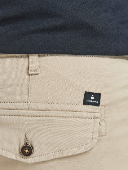 Jack & Jones JPSTPAUL Cuffed Cargopants Sand - Jeans og bukser - Store Bukser og Store Jeans