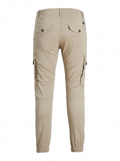 Jack & Jones JPSTPAUL Cuffed Cargopants Sand - Jeans og bukser - Store Bukser og Store Jeans