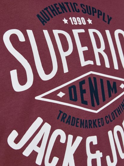 Jack & Jones JJELOGO TEE Hawthorn Rose - T-skjorter - Store T-skjorter - 2XL-14XL