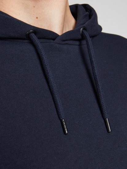 Jack & Jones JJESHARK SWEAT Hoodie Navy - Gensere og hettegensere - Store hettegensere - 2XL-14XL