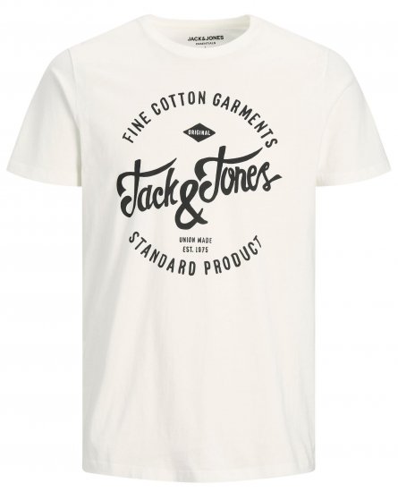 Jack & Jones JJERAFA TEE White - T-skjorter - Store T-skjorter - 2XL-14XL