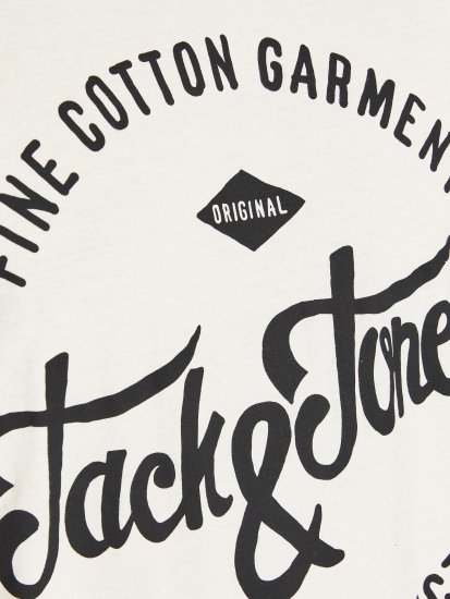 Jack & Jones JJERAFA TEE White - T-skjorter - Store T-skjorter - 2XL-14XL