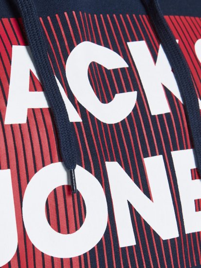 Jack & Jones JJECORP Hoodie Navy - Gensere og hettegensere - Store hettegensere - 2XL-14XL