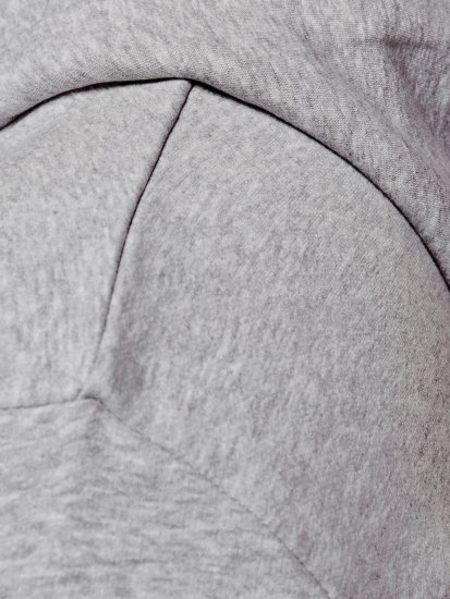 Jack & Jones CORP LOGO Hoodie Light Gray - Gensere og hettegensere - Store hettegensere - 2XL-14XL