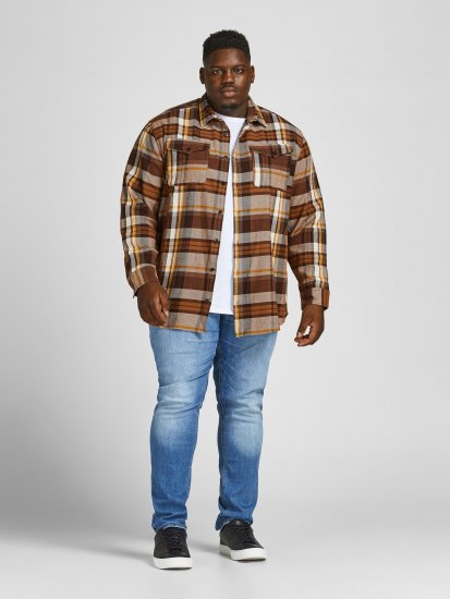 Jack & Jones JPRBLUWOODLAND Checked Shirt - Skjorter - Store skjorter - 2XL-8XL