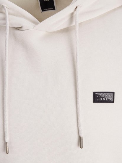 Jack & Jones JCOKING SWEAT HOOD Light Gray - Gensere og hettegensere - Store hettegensere - 2XL-14XL