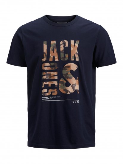Jack & Jones JCOSTREET TEE Navy - T-skjorter - Store T-skjorter - 2XL-14XL