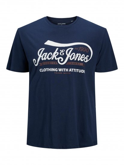Jack & Jones JPRBLUBOOSTER TEE Navy - T-skjorter - Store T-skjorter - 2XL-14XL